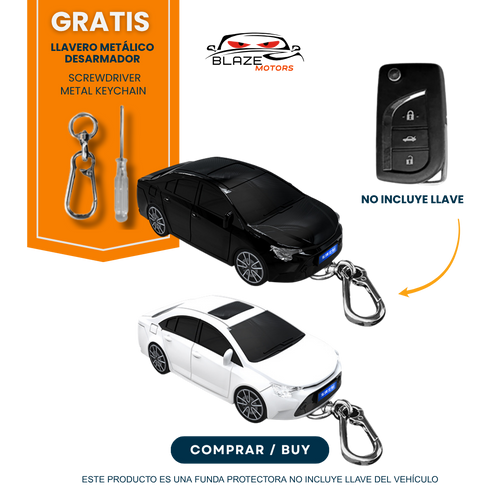 BlazeGuard Key – Compatible con Toyota Fortuner Tundra Camry RAV4 Highlander Corolla (FT-5T-K))