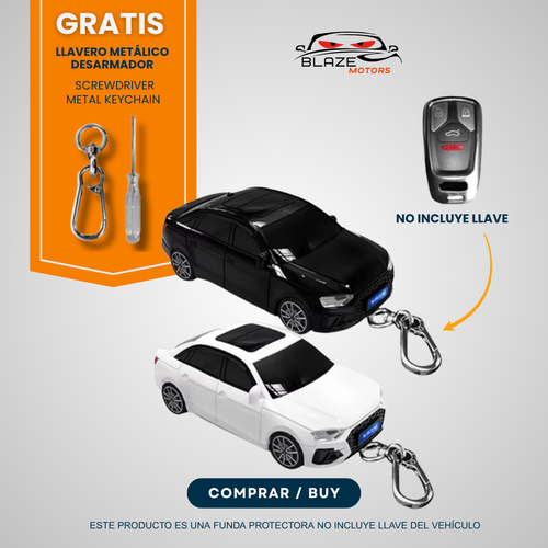 BlazeGuard Key – Diseño Alemán/compatible con Audi A4 (AD-3)