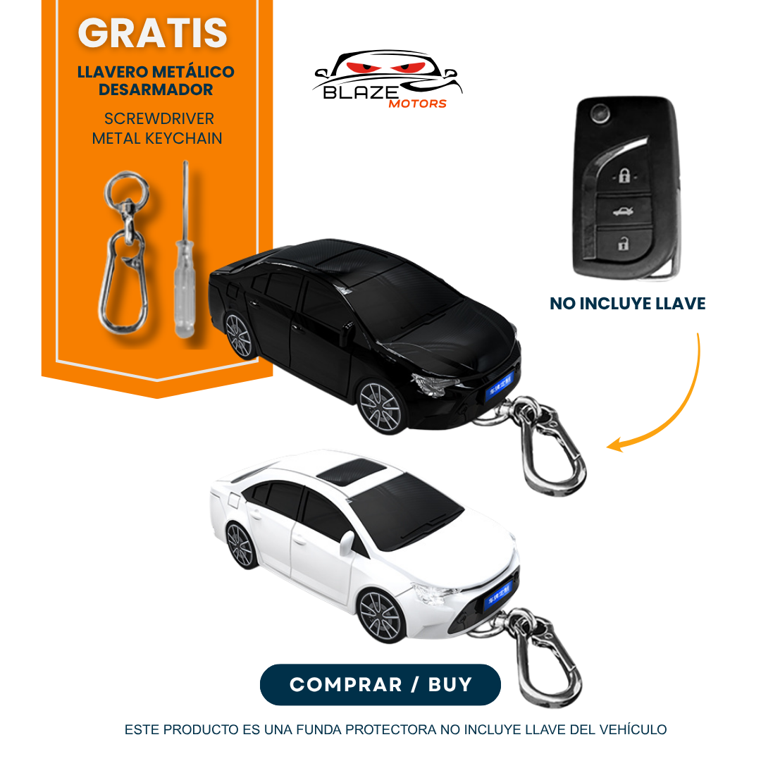 BlazeGuard Key – Compatible con Toyota Fortuner Tundra Camry RAV4 Highlander Corolla (FT-5T-K))