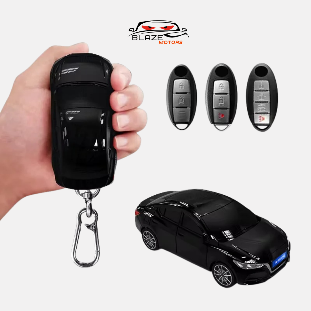 BlazeGuard Key – Diseño Japonés N/compatible con Versa blanco y Sentra (RC-5)