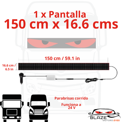 Pantalla Ojos Led Camión 5v-24v