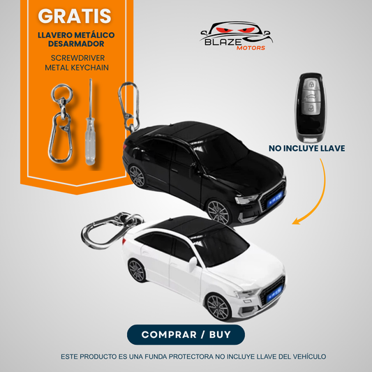 BlazeGuard Key – Diseño Alemán/compatible con Audi A6 (AD-4)
