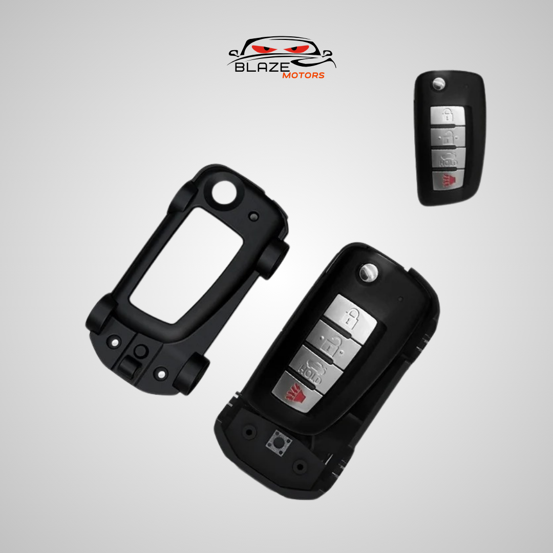 BlazeGuard Key – Diseño Japonés N/compatible con Nissan Versa, Sentra, Máxima, Altima (RC-3T)
